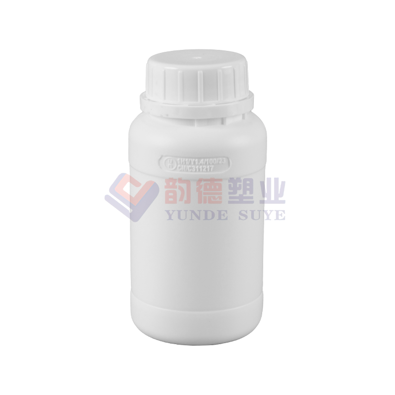 Botol Bulat Penghalang Fluorida Lutsinar Tebal 250ml-01