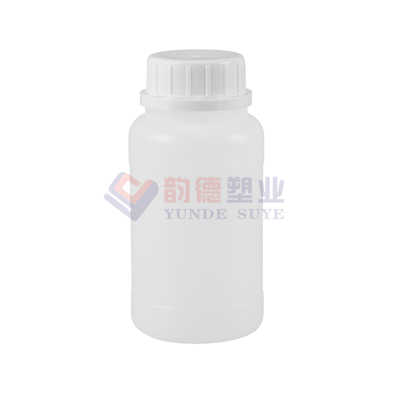 Botol Bulat Berfluorinasi Anti-Kebocoran Hdpe Tebal 250ml-01