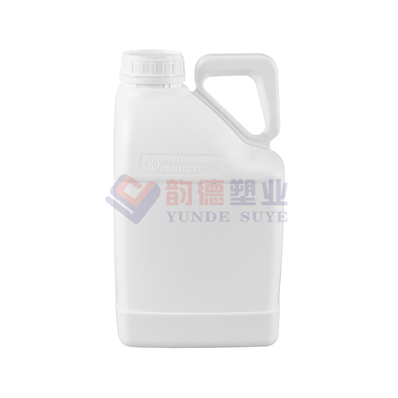 Tong Persegi Berfluorinasi Plastik Putih Tulen 5L-03