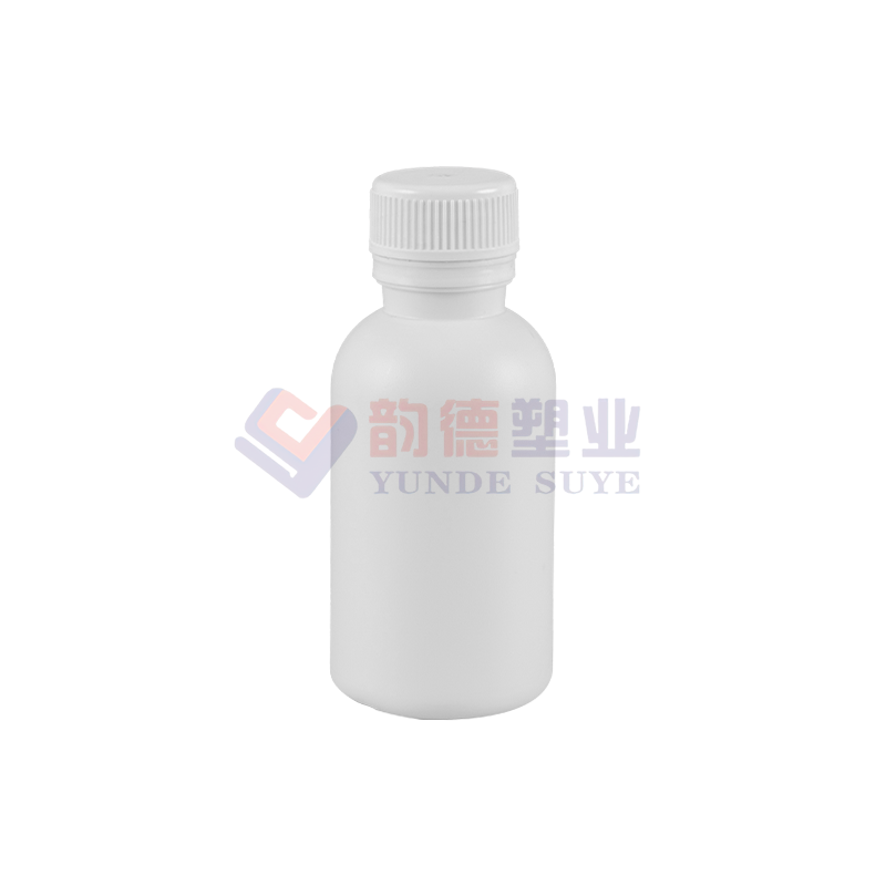Botol Bulat Fluorida Plastik Lutsinar 100ml-01（B）
